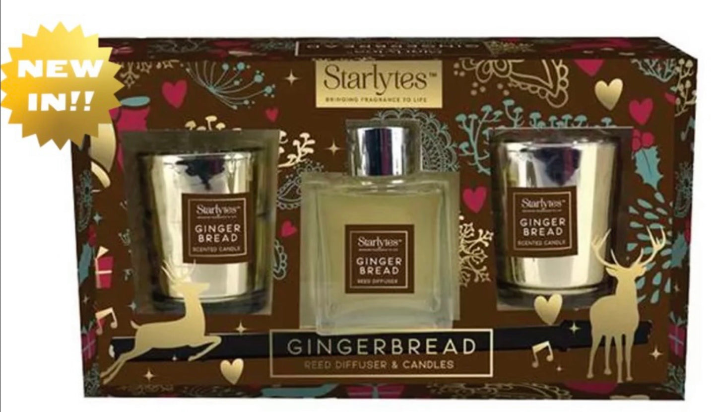 Gingerbread Candle & Diffuser Set